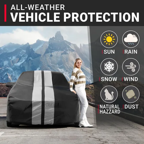 Miniatura 2 de iCarCover - Funda de auto personalizada para Toyota 86 (2017-2020), impermeable, resistente a todo tipo de clima, protección contra la lluvia