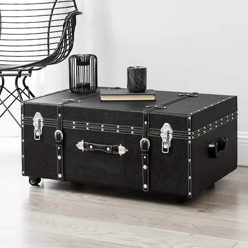 Miniatura 4 de DormCo Texture Brand Trunk - Negro - Grande