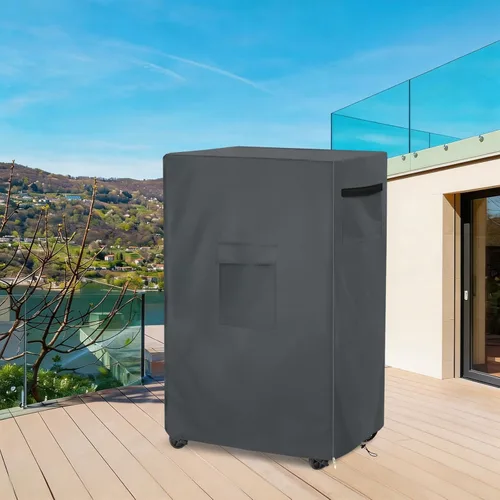 Miniatura 9 de Cubierta para enfriador de aire evaporativo, resistente al agua, 600D, para exteriores, para unidades exteriores, compatible con Hessaire MC26A