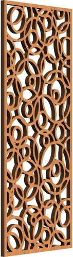 Miniatura 56 de Latrobe Paneles de pared decorativos de madera con calado, 9 3/8 pulgadas de ancho x 24 3/8 pulgadas de alto x 3/8 de alto, roble rojo rojo (Red Oak)