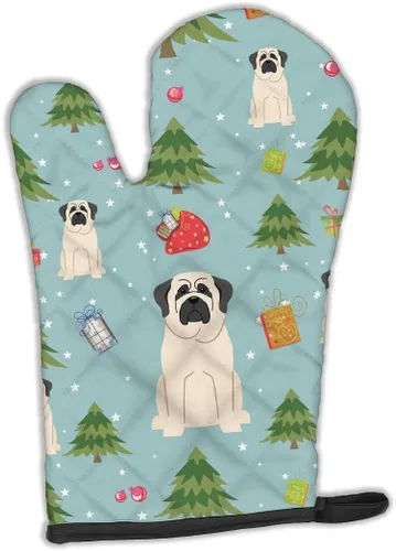 Miniatura 45 de Caroline's Treasures BB2732OVMT Dog House Collection Border Collie - Guante de horno grueso resistente al calor para sartenes calientes y horno