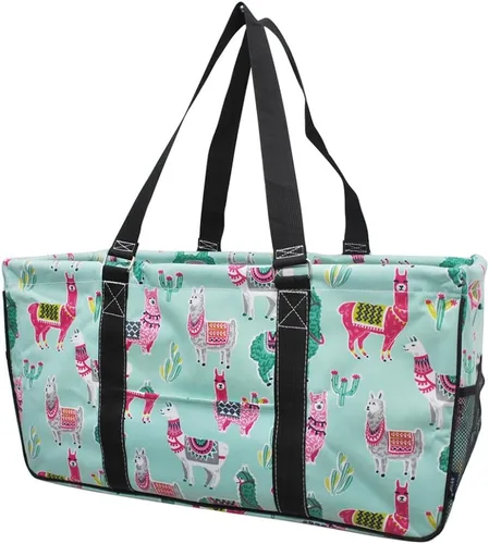 Miniatura 99 de NGIL Bolsa de comestibles reutilizable extra grande plegable de gran tamaño para comestibles, almacenamiento, picnic, playa, Flecha-negro