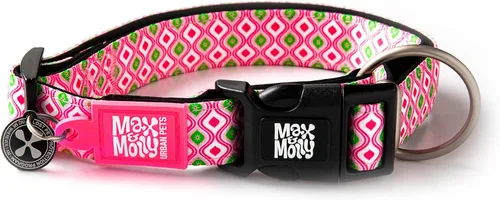Miniatura 47 de Max & Molly Urban Pets Smart ID - Collar para perro con etiqueta de seguridad QR Gotcha! para mascotas y perfil de mascota personalizado, neopreno
