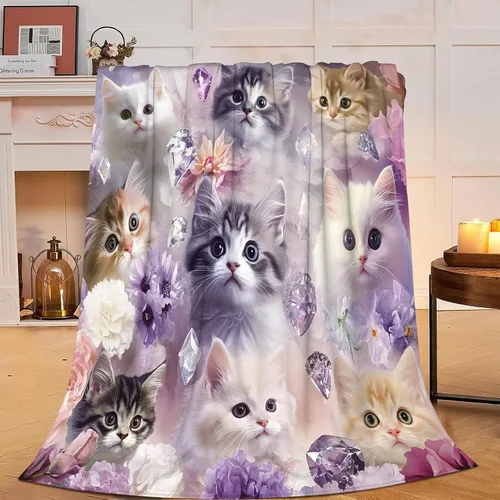 Miniatura 12 de Linda manta de felpa de Basset Hound, ropa de cama de forro polar súper suave y acogedora para amantes de los perros y niños, 40 x 50 pulgadas