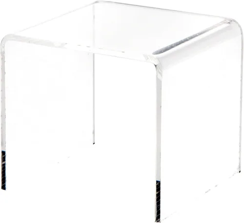 Miniatura 4 de Plymor Elevador cuadrado de acrílico transparente, 5 pulgadas de alto x 5 pulgadas de ancho x 5 pulgadas de profundidad (1/8 pulgadas de grosor)