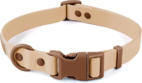 Miniatura 11 de Wolfone - Collar impermeable para perros con hebilla de liberación rápida, collar ajustable lindo para perros, cómodo, resistente, duradero, a Verde