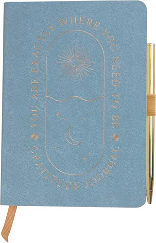 Miniatura 5 de DesignWorks Ink Daily Gratitude Journal – 4.5" x 6.5" Aesthetic Mindfulness Journal with Pen - Guided Prompts for Wellness & Self Care – Soft Cover