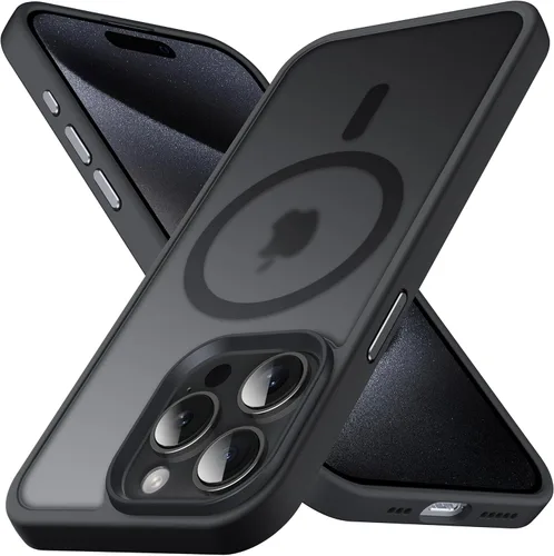 Miniatura 23 de Anqrp Funda magnética a prueba de golpes para iPhone 11, [compatible con MagSafe] [probada contra caídas de grado militar] Funda delgada de silicona
