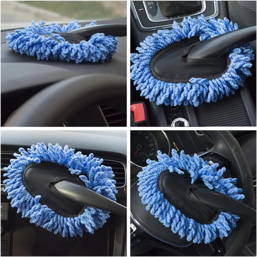 Miniatura 6 de Cepillo de coche de microfibra Mango extensible Interior Exterior Limpieza multiusos Cepillo de coche