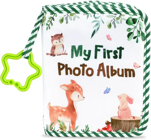 Miniatura 13 de Álbum de Mi Primera Familia del Bebé, Libro de Tela Suave para Fotos de Animales, Mi Primer Libro de Fotos, Álbum de Recuerdos del Bebé, Regalo que