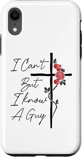 Miniatura 25 de I Can't But I Know A Guy Jesus Cross Flowers Case for iPhone 17