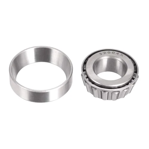 Miniatura 2 de uxcell 32004X Juego de cono y taza de rodamientos de rodillos cónicos, diámetro de 0.787 in, 1.654 in de diámetro exterior y 0.591 in de grosor