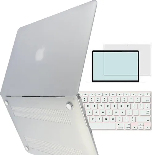 Miniatura 27 de Compatible con MacBook Air 1369 A1466 versión 2010-2017, carcasa rígida de plástico 4 en 1 con protector de pantalla de teclado compatible con Apple