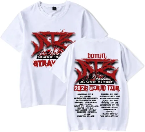 Miniatura 7 de KPOP Skz Merch Camiseta Nuevo Álbum Oddinary Jisung Felix Hyunjin Woojin Minho Changbin Camiseta Unisex Top