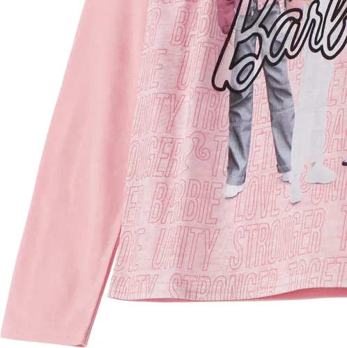 Miniatura 2 de Barbie Conjunto de pijama y camisa de dormir para niñas de 4 piezas para niñas
