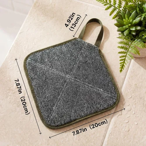 Miniatura 4 de ZOMCHI Paquete de 3 Paños Exfoliantes, Paños de Lavado Facial y Corporal Premium con Suavidad y Exfoliación en Dos Lados, Paños de Baño para Mujeres