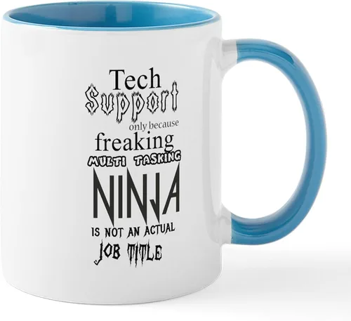 Miniatura 45 de CafePress Ascii - Taza de café de cerámica, taza de té, 11 onzas