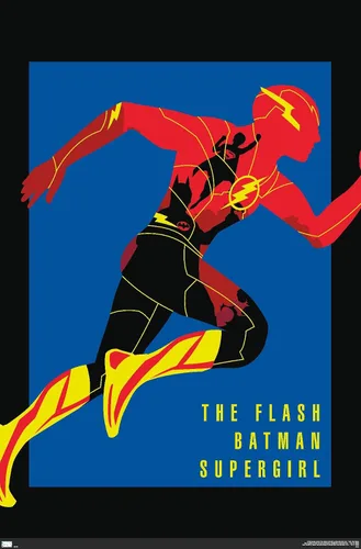 Miniatura 10 de Trends International DC Comics Movie The Flash - Póster de pared de héroes Versión enmarcada de caoba