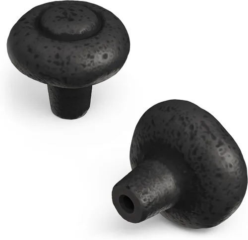 Miniatura 14 de Hickory Hardware - Paquete de 1 manija para alacena de núcleo sólido, pomos de lujo para gabinete y cómoda, tiradores para puertas y cajones, 1-1/2
