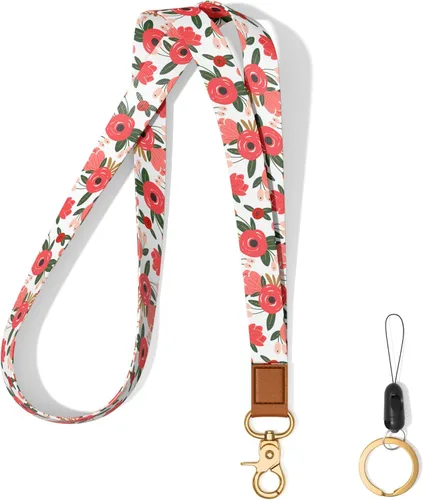 Miniatura 11 de Llavero con cordón para el cuello, llavero con correa larga para mujeres y hombres, llaves del automóvil, insignias de identificación, tarjeta