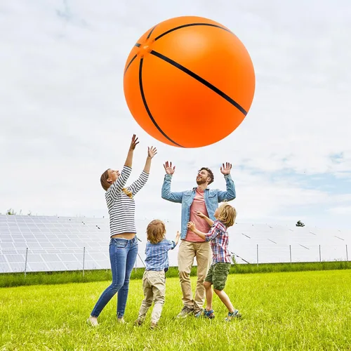 Miniatura 4 de Lewtemi Pelotas deportivas inflables gigantes grandes, pelota de playa, béisbol, fútbol, arco iris, baloncesto, fútbol para deportes, fiestas