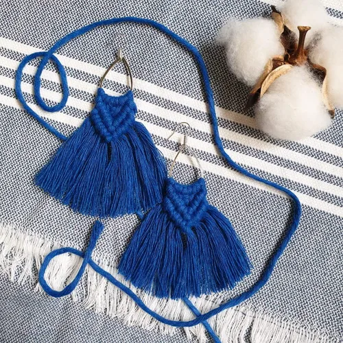 Miniatura 5 de Bobbiny Cordón de macramé de una sola capa para bebé de 0.069 pulgadas (100% algodón reciclado)