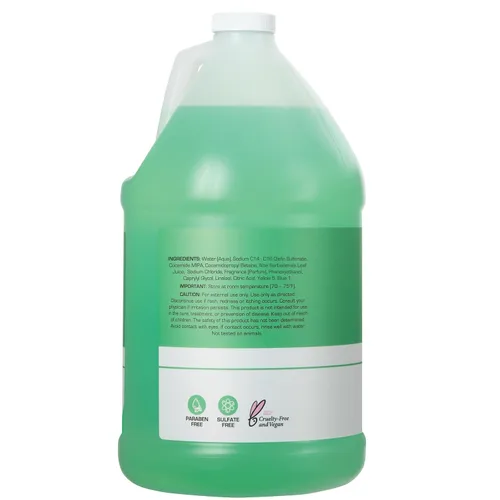 Miniatura 3 de Ginger Lily Farms Club & Fitness Champú hidratante para todo tipo de cabello, 100% vegano y libre de crueldad, aroma a aloe vera, repuesto de 1