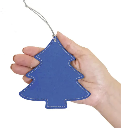 Miniatura 3 de LaserGram Personalized Christmas Ornament, World's Greatest Grandson, Faux Leather, Custom Laser Engraved Gift Idea (Tree Shape, Black)