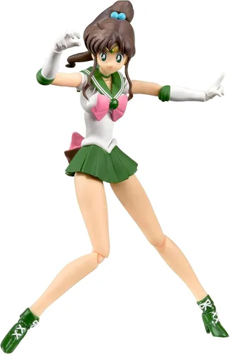 Miniatura 9 de S.H. Figuarts Sailor Moon Sailor Venus Animation Color Edition (versión de reventa), aprox. 5.5 pulgadas (5.512 in), PVC y ABS prepintada figura