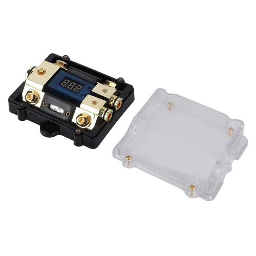 Miniatura 9 de Bloque de soporte, 100A 1 en 2 bloque de salida con pantalla LED digital de voltaje para audio de yate de automóvil