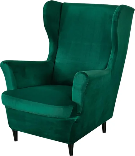 Miniatura 42 de GULI Wingback - Funda para silla de 2 piezas, fundas para silla de sillón, fundas de elastano para sofá, protector de muebles, lavable a máquina