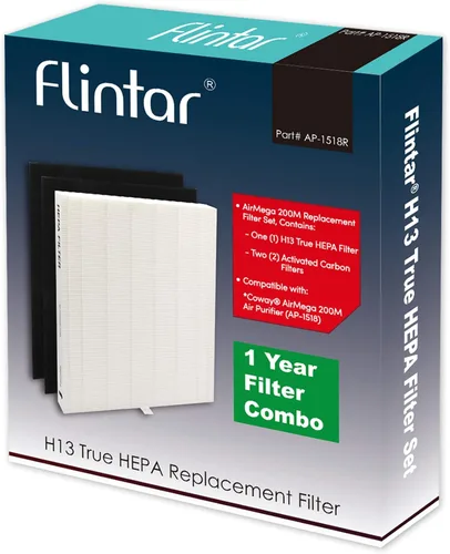 Miniatura 6 de Filtro de aire de repuesto, compatible con purificador de aire Coway AP-1512HH y Airmega 200M, filtro principal de grado H13 y (2) filtros de carbón