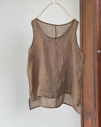 Miniatura 2 de LZJN Camiseta sin mangas para mujer, transpirable, con estampado floral