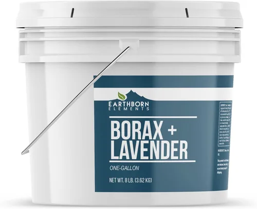 Miniatura 2 de Earthborn Elements Borax con aceite esencial de lavanda, balde de 1 galón, aroma ligero y refrescante, aditivo para lavandería
