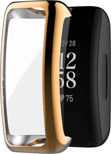 Miniatura 8 de AISPORTS Paquete de 2 fundas de reloj compatibles con Fitbit Inspire 3/2, ultrafinas y suaves de silicona TPU antigolpes, resistente a los arañazos