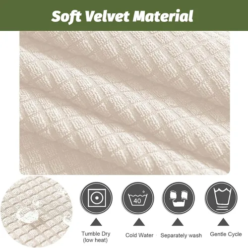 Miniatura 4 de FUANGUI Funda para Sillón de Banquete con Brazos Fundas para Sillas Elásticas Funda para Sillón Club Funda Suave para Sillón Sofá Cubiertas 03
