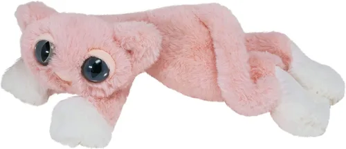 Miniatura 2 de Manhattan Toy Lanky Cats Mochi - Gato rosa de peluche, tamaño grande