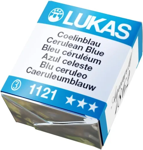 Miniatura 16 de Lukas 1862 Aquarell Artists' - Tubos de acuarela para artistas, color cian (primario), 0.8 fl oz, pintura de acuarela vibrante de grado profesional