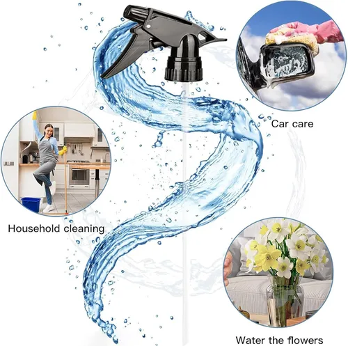 Miniatura 7 de 30 paquetes de boquillas para botellas de aerosol, piezas de repuesto para pulverizador de gatillo de flujo pesado con cabezal ajustable