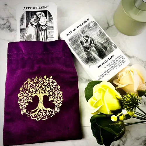 Miniatura 4 de [Romeo & Julieta] Baraja de cartas Oráculo de amor, cartas de tarot con significado en ellas, Oracle Deck responde todo sobre el amor