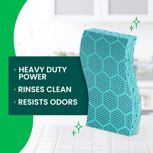 Miniatura 3 de Scotch-Brite - Esponjas resistentes para restregar con resistencia a los olores, aptas para lavavajillas, esponjas de cocina para fregado intenso