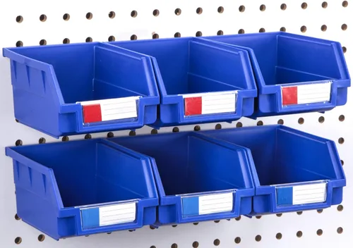 Miniatura 8 de Papeleras de Pegboard – tamaños 3.5", 5", o 7" Negro