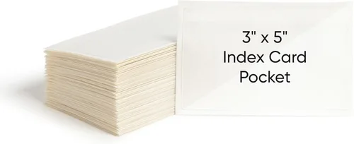 Smead bolsillos autoadhesivos, 100 por caja, Transparente