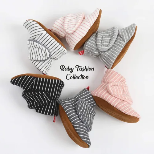 Miniatura 24 de SOFMUO Pantuflas unisex para bebé, niña, niño, ligeras, antideslizantes, para interiores, zapatos de casa, botines para niños pequeños