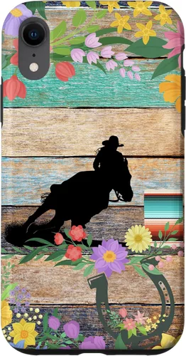 Miniatura 25 de Cute Serape Spring Flower Rodeo Western Horse Barrel Racing Case for iPhone 17