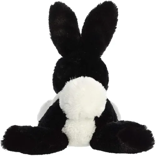 Miniatura 4 de Aurora® Adorable Flopsie™ - Animal de peluche con diseño de conejo holandés, facilidad para jugar, compañeros eternos, color negro, 12 pulgadas