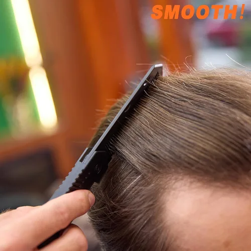 Miniatura 5 de Protable - Peine plegable 2 en 1 para el cabello, peine de dientes anchos, bolsillo disperso para peinar cabello lacio, cabello rizado, barba