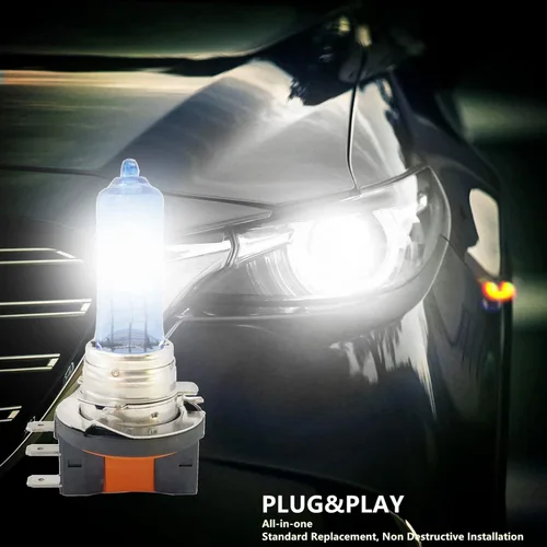 Miniatura 7 de foco halógeno H15 para faros delanteros, 12 V, 15/55 W, luz para A6 TIGUAN Golf GTI EDGE