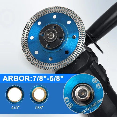 Miniatura 4 de 2 unids/lote 4 pulgadas Super Thin Diamond Saw Blades Porcelana Azulejos de corte para granito mármol azulejos de cerámica