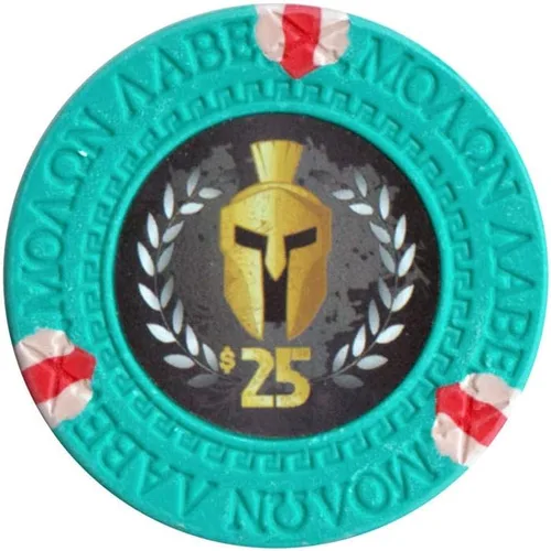 Miniatura 11 de Versa Games Spartan - Fichas de póquer de arcilla en 0.48 oz, paquete de 50 unidades (elige colores)
